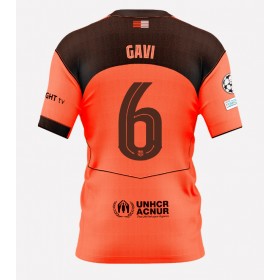 Pánské fotbalový oblečení Barcelona Paez Gavi #6 Tretí košile 2025-26 Krátkým Rukávem